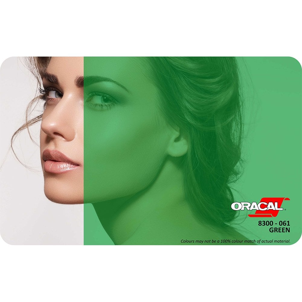 Oracal 8300 Seri Transparan Folyo (1.26x50 m) 061 - Yeşil