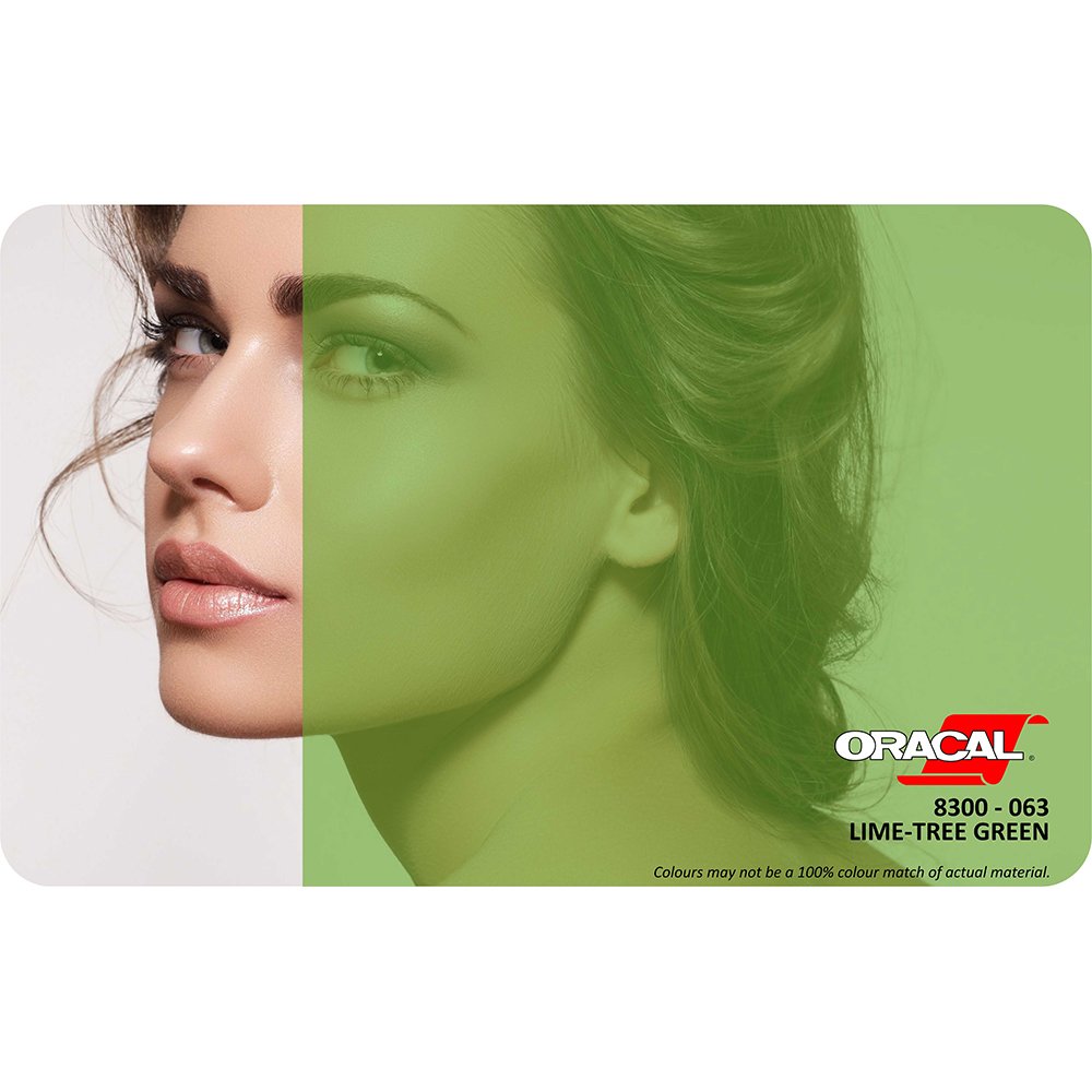 Oracal 8300 Seri Transparan Folyo (1.26x50 m) 063 - Ağaç Yeşili