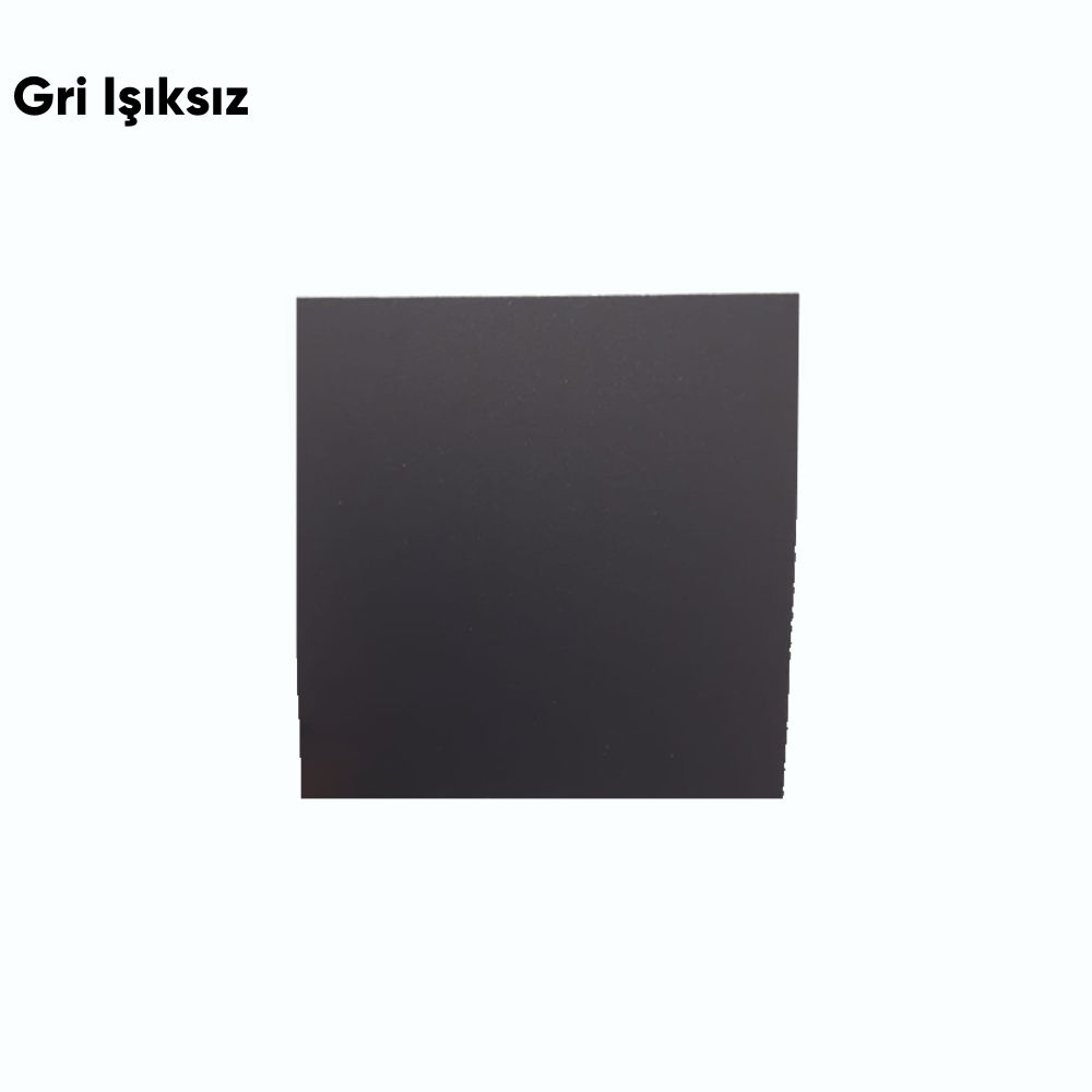 1.2 mm Polistren (PS) Difüzör 120x240 cm - 3 Adet - Gri