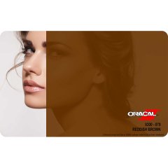 Oracal 8300 Seri Transparan Folyo (1.26x50 m) 079 - Kırmızımsı Kahverengi
