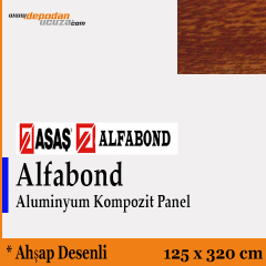 4 mm Ahşap Desenli Kompozit Panel (125x320 cm) - NB3030