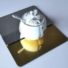 Ayna Pleksi & Ayna Akrilik Levha 1.8 mm - 122x244 cm - Arkası Yapışkansız - Altın