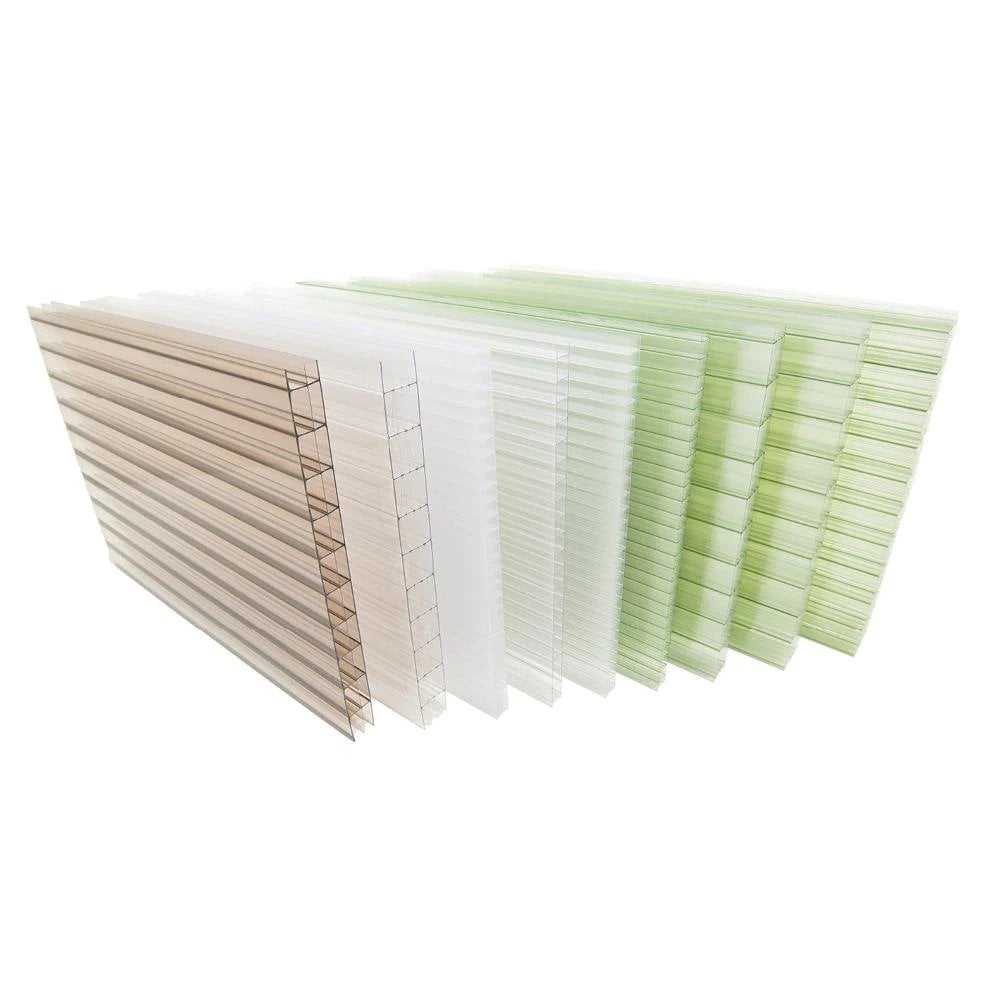 Policam Oluklu Polikarbon Levha 6 mm - 210x600 cm - 2 Duvarlı - Beyaz