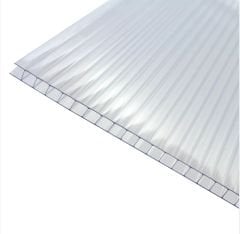 Policam Oluklu Polikarbon Levha 10 mm - 210x600 cm - 2 Duvarlı - Gri