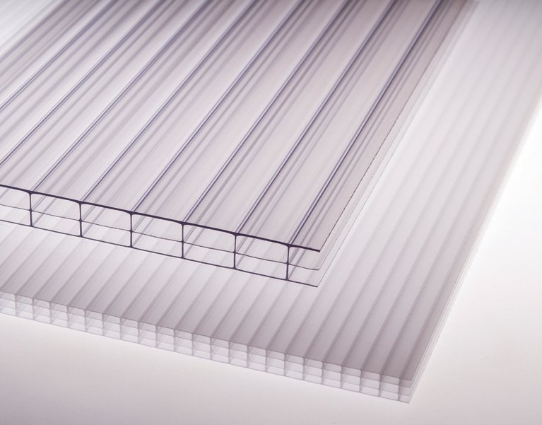 Policam Oluklu Polikarbon Levha 16 mm - 210x600 cm - 3 Duvarlı - Beyaz