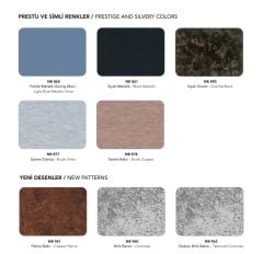 NB5050 - 4 mm Alüminyum Kompozit Panel (125x320 cm) NB 202 - Turuncu