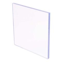Nudec UV'li Solid Polikarbon Levha 125x205 cm - Şeffaf - 1 mm - UV'siz