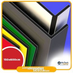 Alutechbond 400 4 mm Kompozit Panel (150x600 cm) RB 500 - Mavi