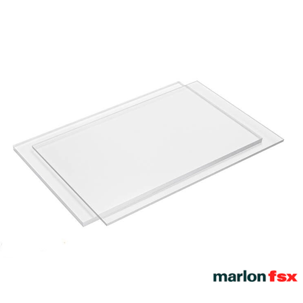 Marlon Fsx Solid Polikarbon Levha 205x305 cm - Şeffaf - 5 mm - UV'li