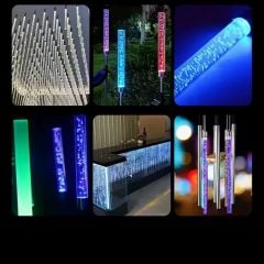 Şeffaf Köpüklü Yuvarlak Pleksi Çubuk (Boy: 1 m)