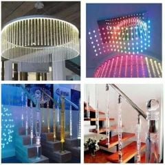 Şeffaf Köpüklü Yuvarlak Pleksi Çubuk (Boy: 1 m)