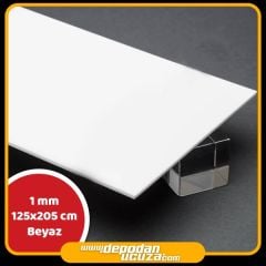Lumex Petg Levha 1 mm - 125x205 cm - Beyaz