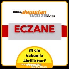 38 cm Vakumlu Akrilik Harf
