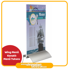 Wing Menu - Kanatlı Menü Tutucu (Akrilik Dahil)