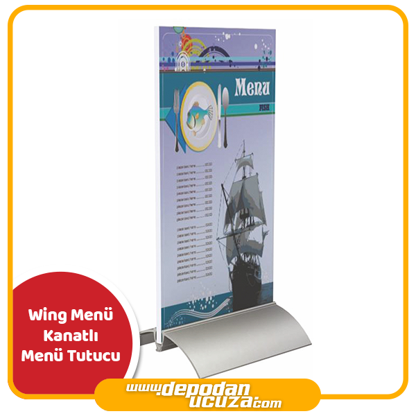 Wing Menu - Kanatlı Menü Tutucu (Akrilik Hariç)
