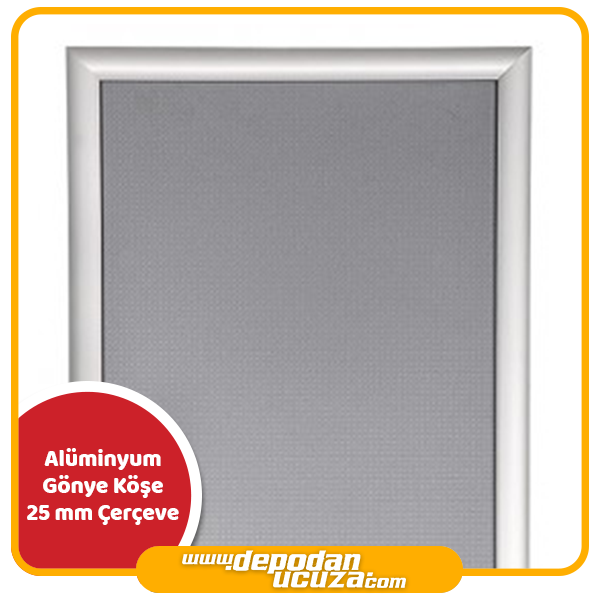 Alüminyum Gönye Köşe Çerçeve (25 mm)