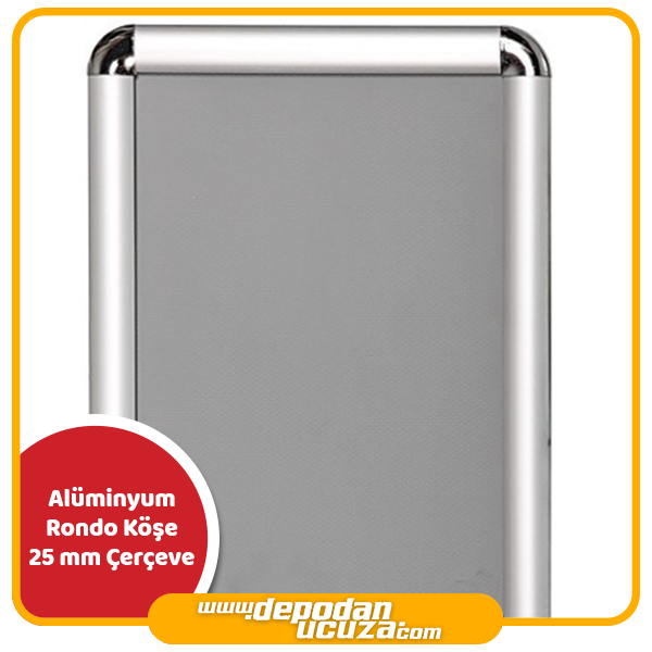 Alüminyum Rondo Köşe Çerçeve (25 mm)