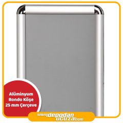 Alüminyum Rondo Köşe Çerçeve (25 mm)