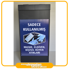 GERİ DÖNÜŞÜM KUTUSU (TEK CEPHE FOLYO SIVAMA BASKI) - 2,5MM 500 GSM PP