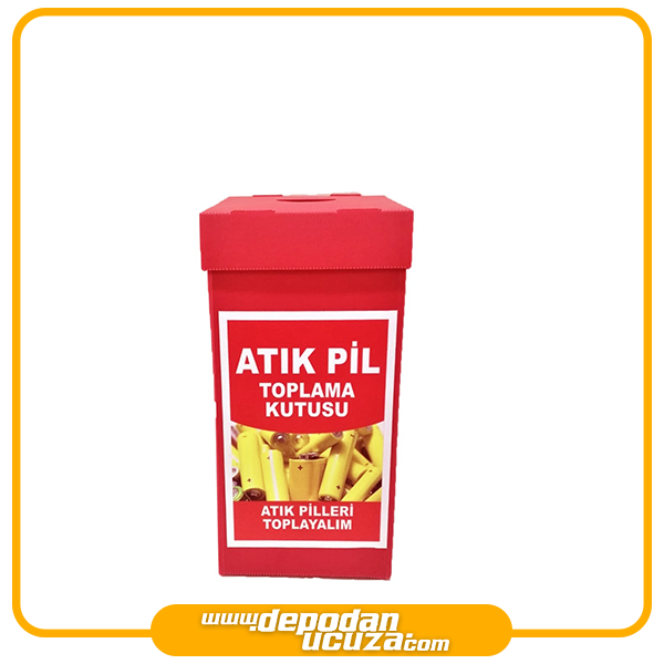 Atık Pil Kutusu (Tek Cephe Folyo Sıvama Baskı) - 2,5 mm 500 Gsm Pp