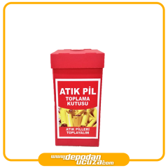 Atık Pil Kutusu (Tek Cephe Folyo Sıvama Baskı) - 2,5 mm 500 Gsm Pp