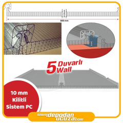 10 mm Kilitli Sistem (Danpalon) Polikarbon