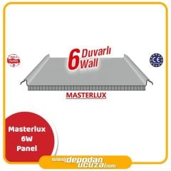 Masterlux / Sandviç Panel Arası Polikarbonat Çatı Paneli 6W Opal - 25 mm