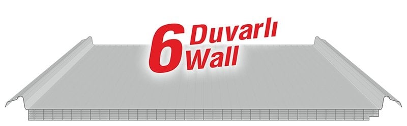 Masterlux / Sandviç Panel Arası Polikarbonat Çatı Paneli 6W Opal - 25 mm