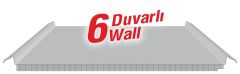 Masterlux / Sandviç Panel Arası Polikarbonat Çatı Paneli 6W Opal - 25 mm