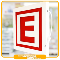 Eczane E Logo Tabela 60x60 cm