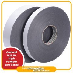 Orabond 1822TM 1 mm Siyah PE Köpük Bant