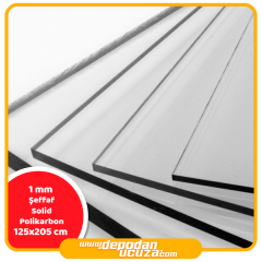 Makrolon 1 mm Solid Polikarbon Levha