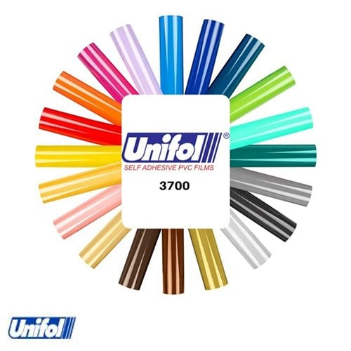Unifol 3700 Seri Plotter Kesim Folyosu 1.22x50 m - 3714 - Gri - Mat