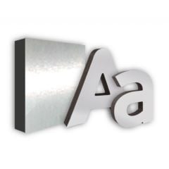 Alüminyum Ayna Yüzeyli Foam PVC 4 mm - 125x200 cm - Altın Eloksallı