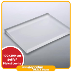 Şeffaf Pleksi - 100x200 cm - Pleksi Levha