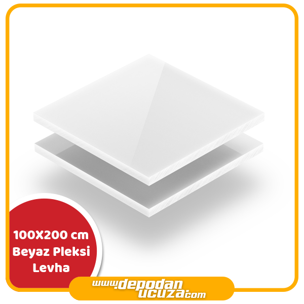 BEYAZ - 100x200 cm - Pleksi 2.8 mm