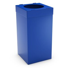 2,5MM 500 GSM PP - GERİ DÖNÜŞÜM KUTUSU (BASKISIZ) Mavi - 35 X 35 X 70 CM - 5 Adet
