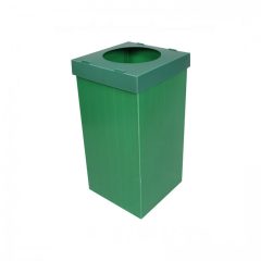 2,5MM 500 GSM PP - GERİ DÖNÜŞÜM KUTUSU (BASKISIZ) Yeşil - 35 X 35 X 70 CM - 5 Adet