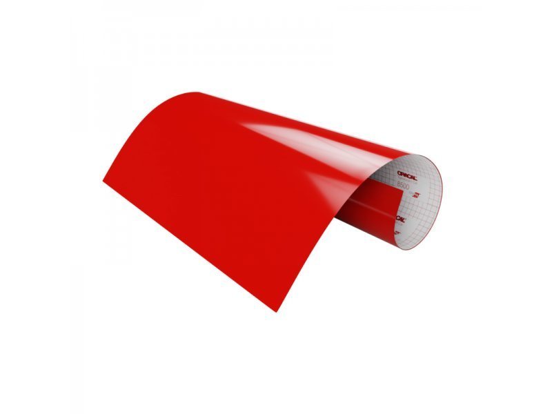 Oracal 8500 Seri Translucent Folyo 1.26x50 m - 031 - Kırmızı