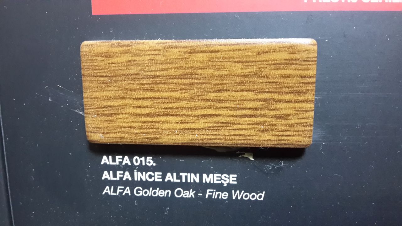 4 mm Ahşap Desenli Kompozit Panel (150x320 cm) - NB3030 Alfa 015 - İnce Altın Meşe