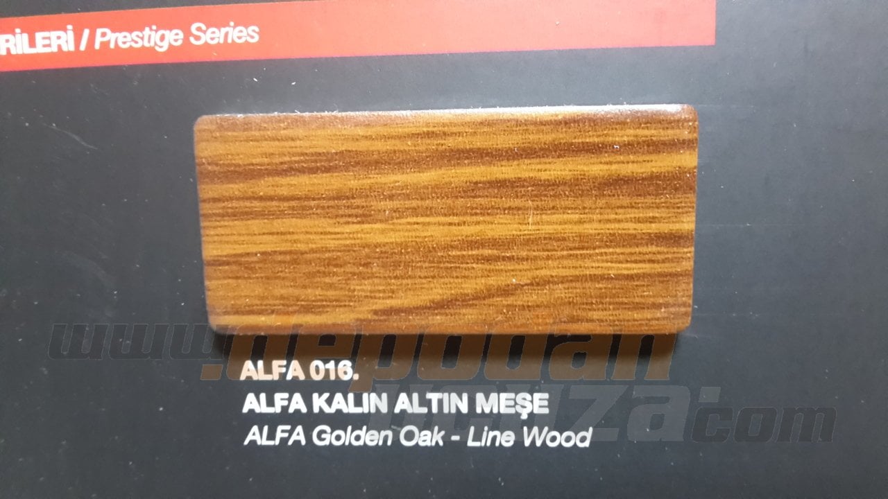 4 mm Ahşap Desenli Kompozit Panel (125x600 cm) - NB3030 Alfa 016 - Kalın Altın Meşe