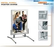 Metal Ayaklı Helezon Pano A1 60x84 cm Su geçirmez