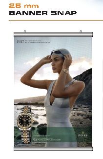 Afiş Tutucu - Banner Snap (28mm) 150 cm