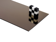 0.80 mm - Bronz Arkası Yapışkanlı Ayna Pleksi / Akrilik (122x244 cm)
