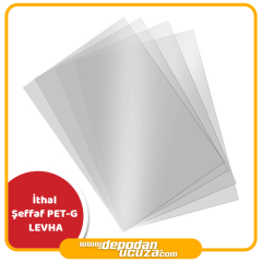 Lumex Şeffaf Petg Levha 0.50 mm - 125x205 cm