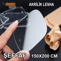 ŞEFFAF - 150x200 cm - Pleksi