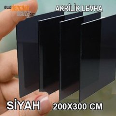 SİYAH - 205x305 cm - Pleksi