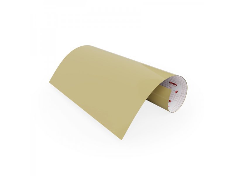 Oracal 641 Seri Plotter Kesim Folyosu 1.26x50 m - #023 - Krem - Parlak