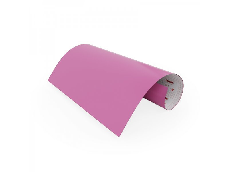 Oracal 641 Seri Plotter Kesim Folyosu 1.26x50 m - #045 - Açık Pembe - Parlak