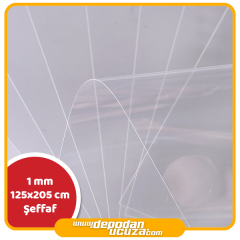 Lumex 1 mm Şeffaf Apet Levha (125x205 cm)